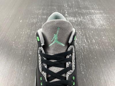 wholesale quality air jordan 3 green glow