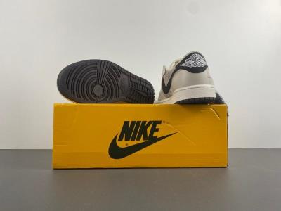 wholesale quality travis scott x air jordan 1 low og  beige gray black