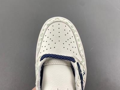 wholesale quality travis scott x air jordan 1 low og  white dark blue